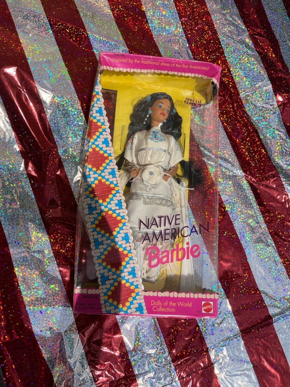 Mattel Barbie Doll in Pink and White Box Packaging